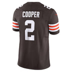 Kooe C.Browns #2 Amari Cooper Brown Vapor F.U.S.E. Limited Jersey