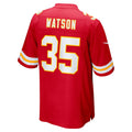 Kooe KC.Chiefs #35 Jaylen Watson Red Game Player Jersey