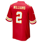 Kooe KC.Chiefs #2 Joshua Williams Red Game Jersey