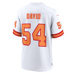 Kooe TB.Buccaneers #54 Lavonte David White 50th Season Game Jersey