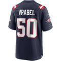 Kooe NE.Patriots #50 Mike Vrabel Navy Game Retired Player Jersey