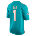 Kooe M.Dolphins #1 Dad Aqua Game Jersey