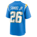 Kooe LA.Chargers #26 Asante Samuel Jr. Powder Blue Player Game Jersey