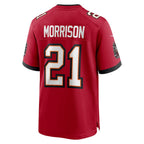 Kooe TB.Buccaneers #21 Benjamin Morrison Red Team Game Jersey