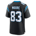 Kooe C.Panthers #83 David Moore Black Game Jersey
