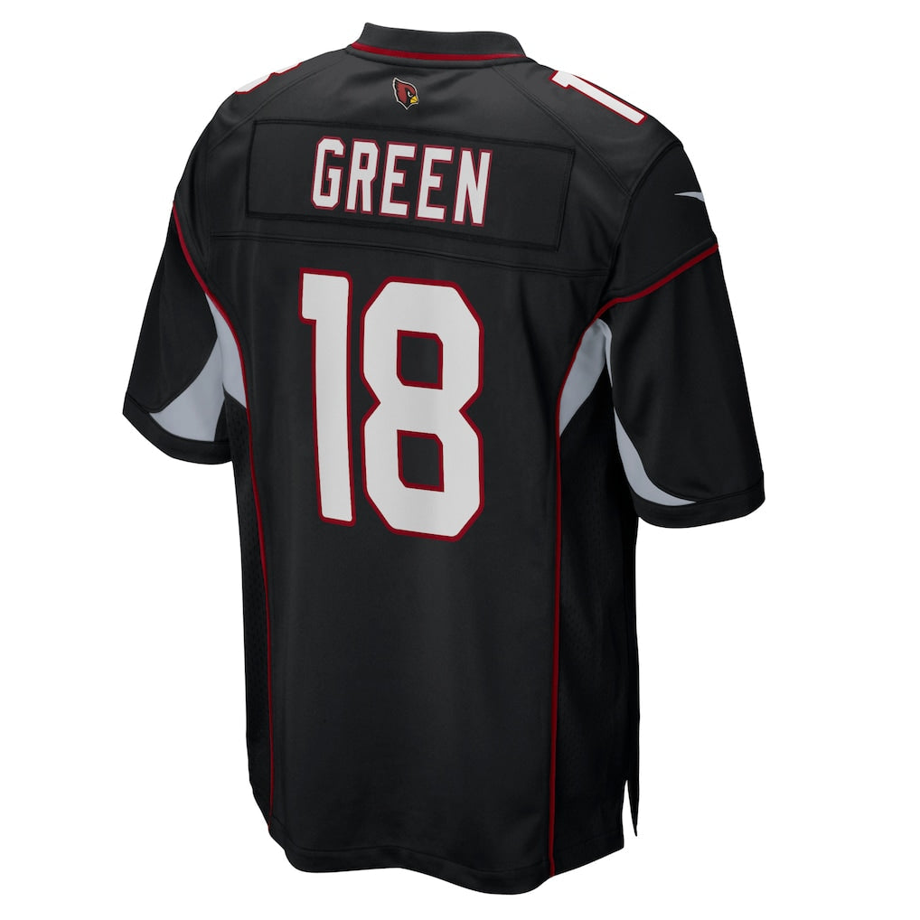 Kooe A.Cardinals #18 A.J. Green Black Game Jersey