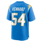 Kooe LA.Chargers #54 Kyle Kennard Powder Blue Team Game Jersey