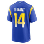 Kooe LA.Rams #14 Cobie Durant Royal Game Player Jersey