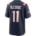Kooe NE.Patriots #11 Drew Bledsoe Navy Game Retired Player Jersey