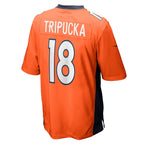 Kooe D.Broncos #18 Frank Tripucka Orange Retired Player Jersey