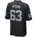 Kooe LV.Raiders #63 Gene Upshaw Black Game Retired Player Jersey