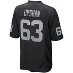 Kooe LV.Raiders #63 Gene Upshaw Black Game Retired Player Jersey