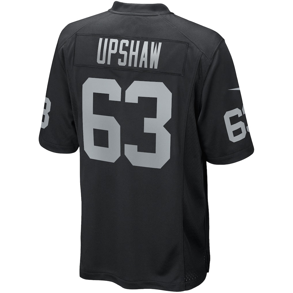 Kooe LV.Raiders #63 Gene Upshaw Black Game Retired Player Jersey