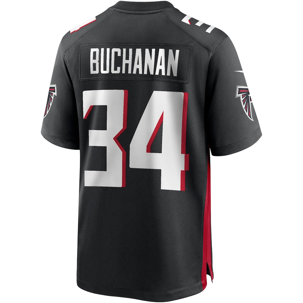 Kooe A.Falcons #34 Ray Buchanan Black Team Game Jersey