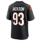 Kooe C.Bengals #93 McKinnley Jackson Black Game Jersey