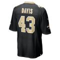 Kooe NO.Saints #43 Michael Davis Black Team Game Jersey