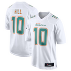 Kooe #10 Tyreek Hill Player M.Dolphins White Fashion Game Stitched Jerseys