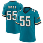 Kooe J.Jaguars #55 Chuma Edoga Teal Game Jersey