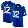 Kooe #12 12th Fan Player S.Seahawks Royal Vapor F.U.S.E. Limited Stitched Jerseys