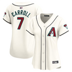 Kooe A.Diamondbacks #7 Corbin Carroll Player Cream Home Limited Personalized Stitched Jerseys