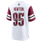 Kooe W.Commanders #95 Jer'Zhan Newton White Game Jersey