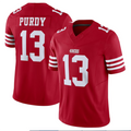 Kooe SF.49ers #13 Brock Purdy Player Scarlet Vapor F.U.S.E. Limited Stitched Jerseys