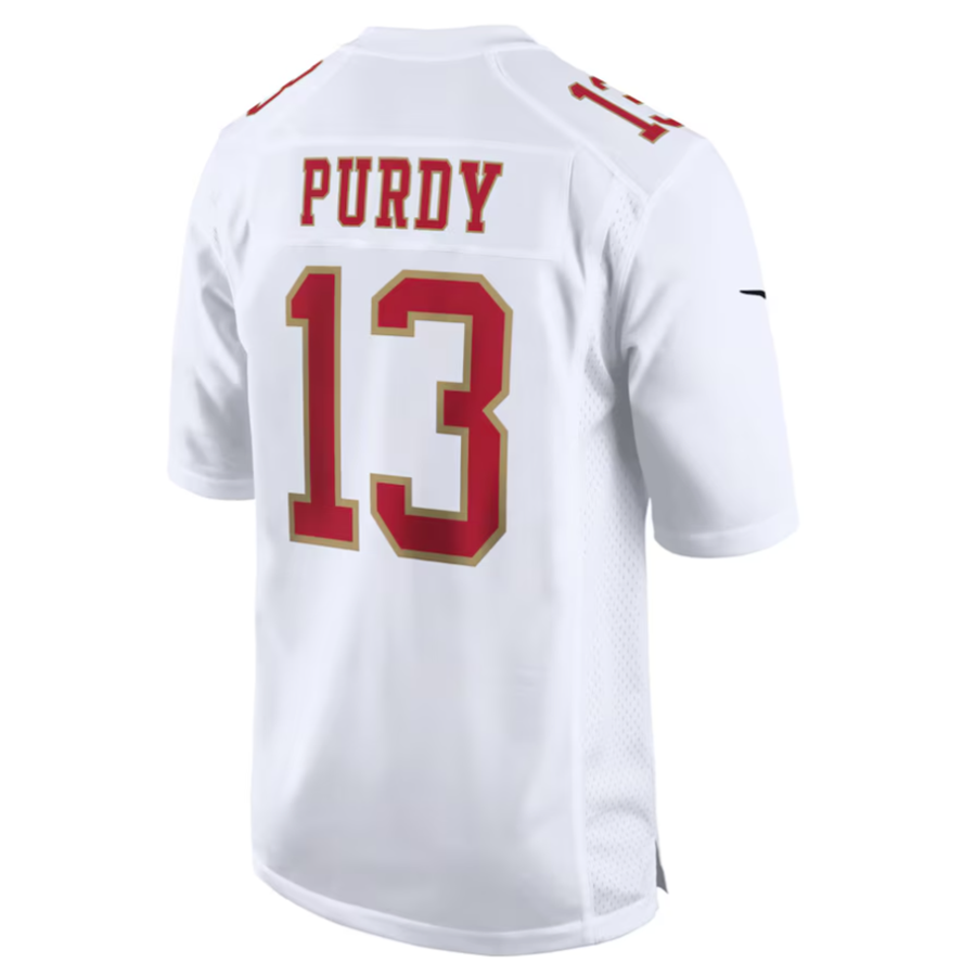 Kooe #13 Brock Purdy Player SF.49ers Tundra White Fashion Game Stitched Jersey
