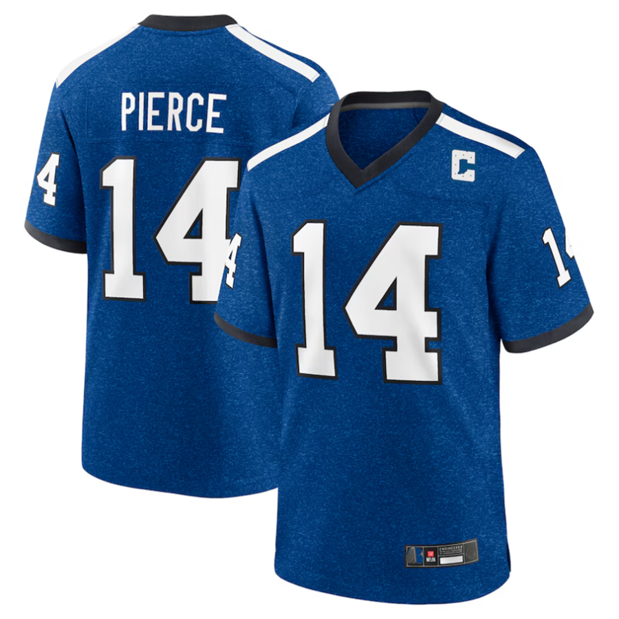 Kooe #14 Alec Pierce Player IN.Colts Indiana Nights Alternate Game Stitched Jerseys - Royal