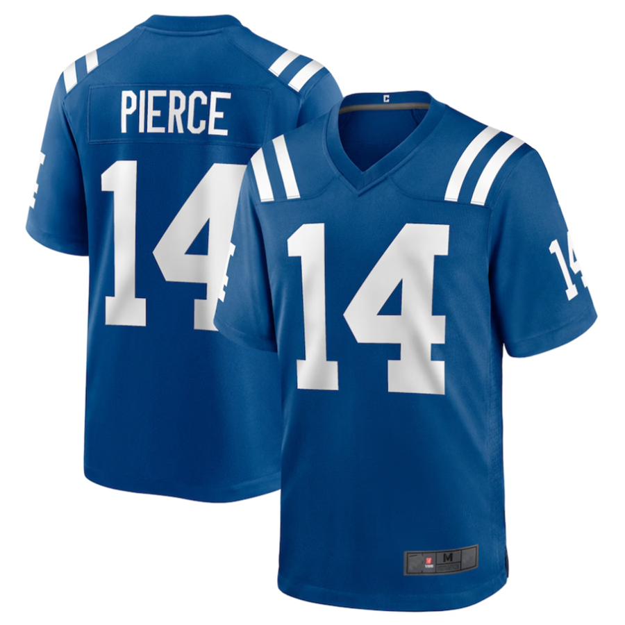 Kooe #14 Alec Pierce Player IN.Colts Player Game Stitched Jerseys - Royal
