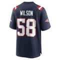 Kooe NE.Patriots #58 Jared Wilson Navy Team Game Jersey