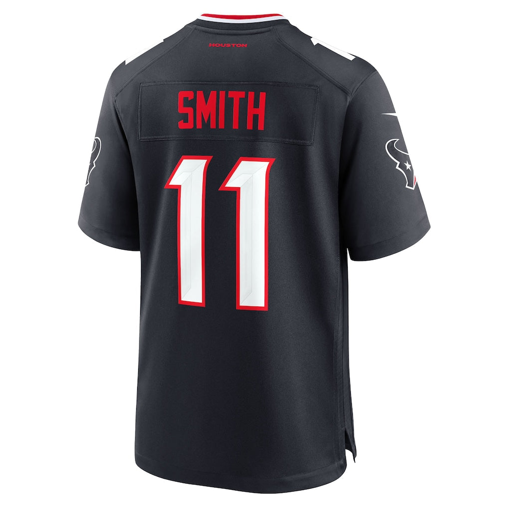 Kooe H.Texans #11 Tremon Smith Navy Team Game Jersey