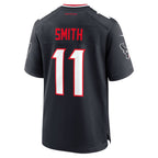 Kooe H.Texans #11 Tremon Smith Navy Team Game Jersey