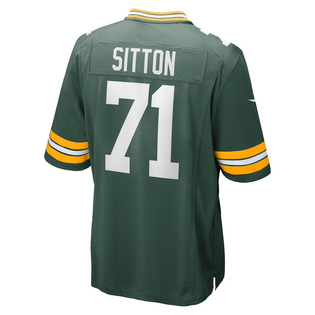 Kooe GB.Packers #71 Josh Sitton Green Game Jersey