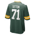 Kooe GB.Packers #71 Josh Sitton Green Game Jersey