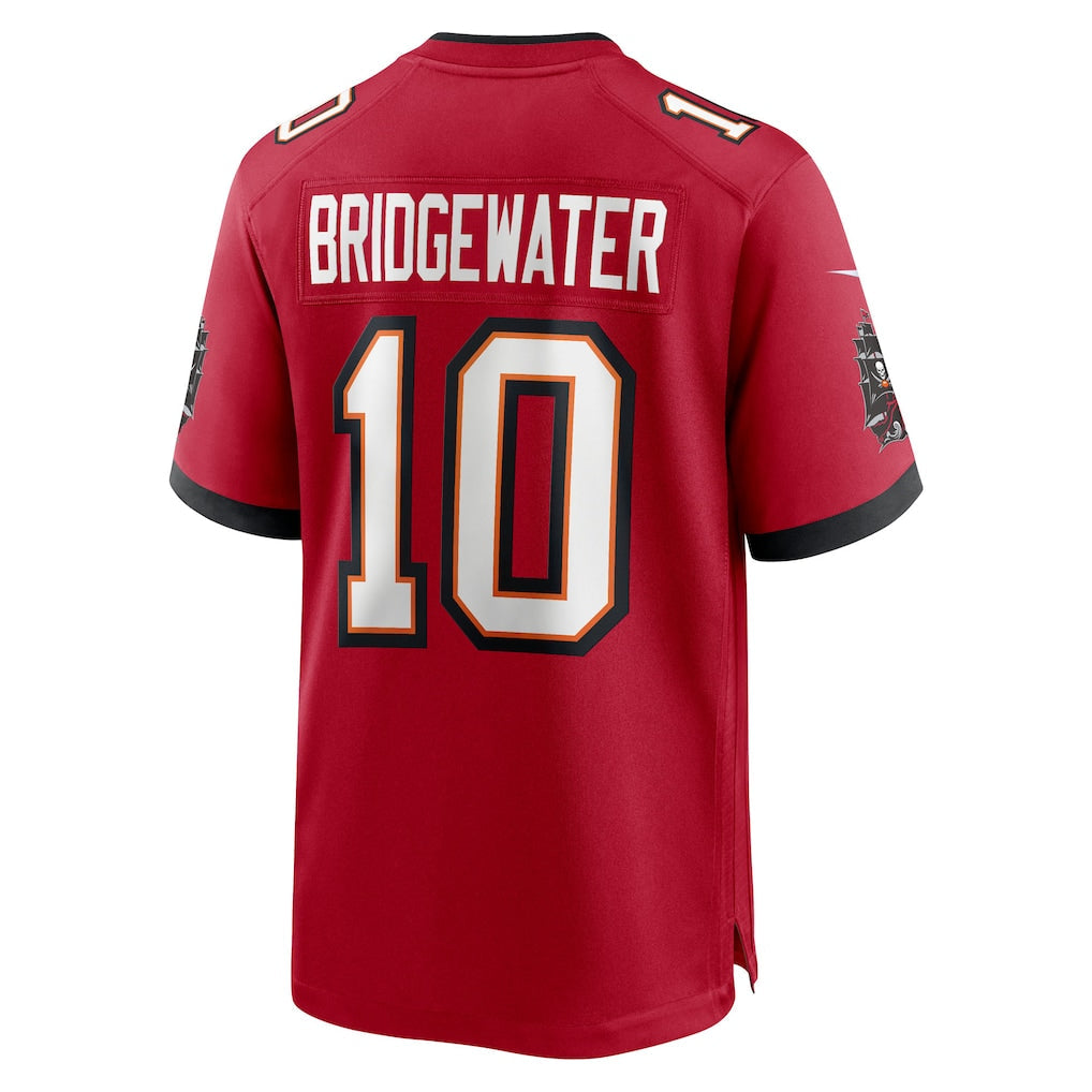 Kooe TB.Buccaneers #10 Teddy Bridgewater Red Team Game Jersey