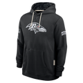 Kooe B.Ravens Black 2026 Salute to Service Sideline Dri-FIT Pullover Hoodie Jerseys