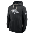 Kooe B.Ravens Black 2026 Salute to Service Sideline Dri-FIT Pullover Hoodie Jerseys