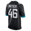 Kooe J.Jaguars #46 Ross Matiscik Black Alternate Game Jersey