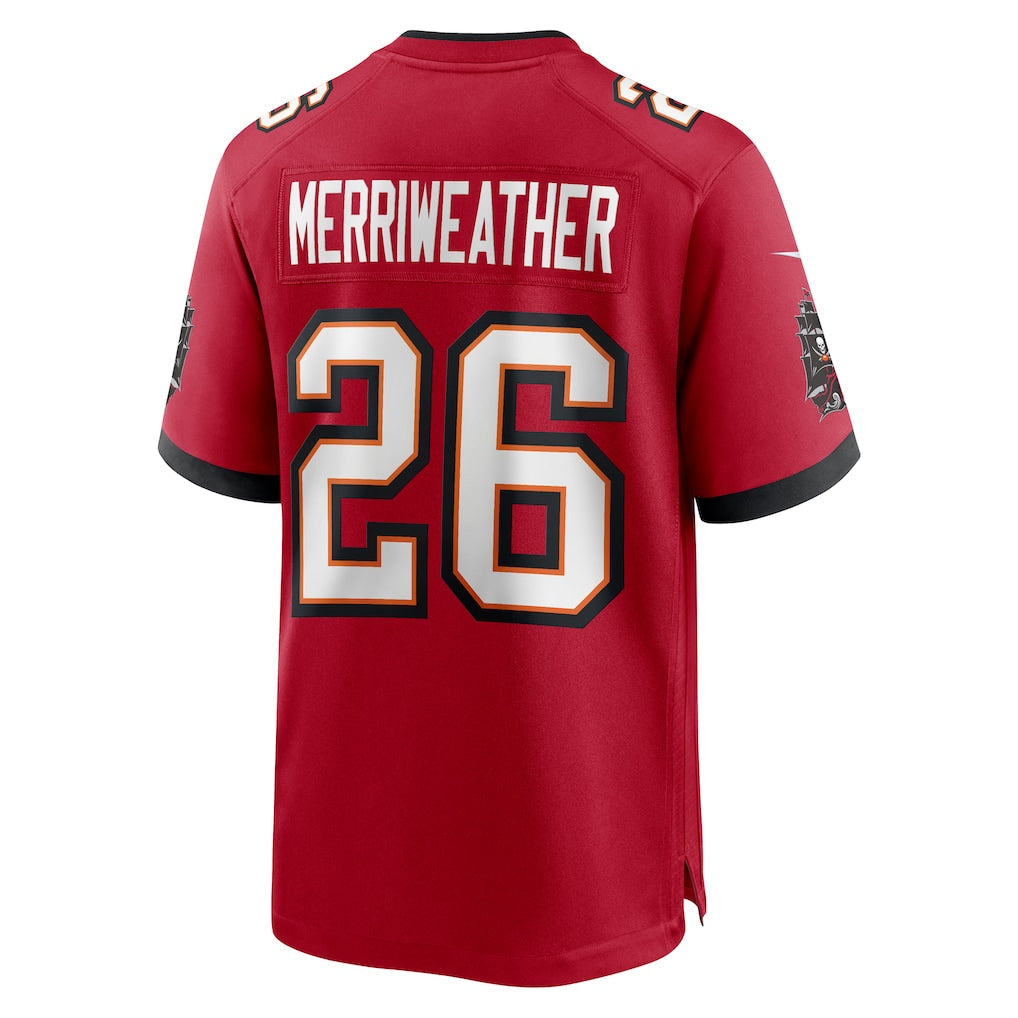 Kooe TB.Buccaneers #26 Kaevon Merriweather Red Game Jersey