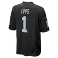 Kooe LV.Raiders #1 Marcus Epps Black Game Player Jersey