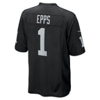 Kooe LV.Raiders #1 Marcus Epps Black Game Player Jersey