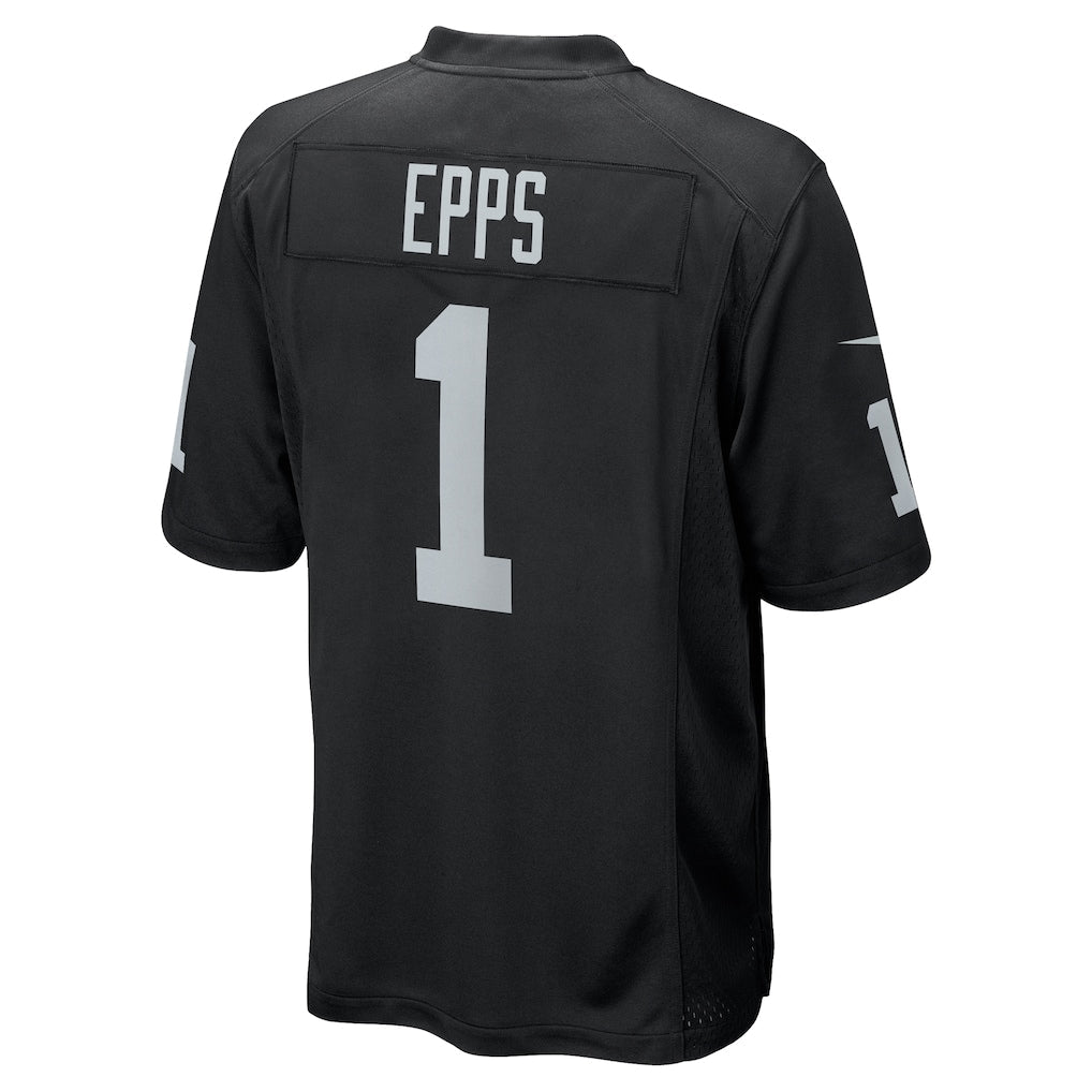 Kooe LV.Raiders #1 Marcus Epps Black Game Player Jersey