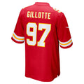 Kooe KC.Chiefs #97 Ashton Gillotte Red Team Game Jersey