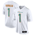 Kooe #1 Tua Tagovailoa Player M.Dolphins White Fashion Game Stitched Jerseys
