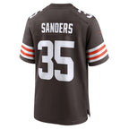 Kooe C.Browns #35 Raheim Sanders Brown Team Game Jersey