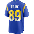 Kooe LA.Rams #89 Tyler Higbee Royal Game Player Jersey