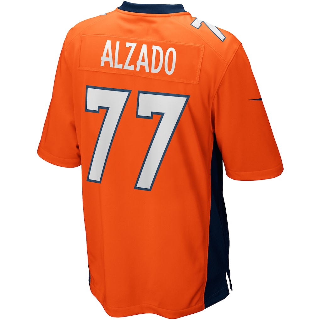 Kooe D.Broncos #77 Lyle Alzado Orange Game Retired Player Jersey