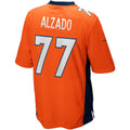 Kooe D.Broncos #77 Lyle Alzado Orange Game Retired Player Jersey