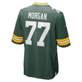 Kooe GB.Packers #77 Jordan Morgan Green Game Jersey