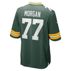 Kooe GB.Packers #77 Jordan Morgan Green Game Jersey